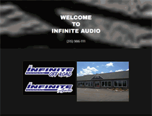 Tablet Screenshot of infiniteaudiony.com